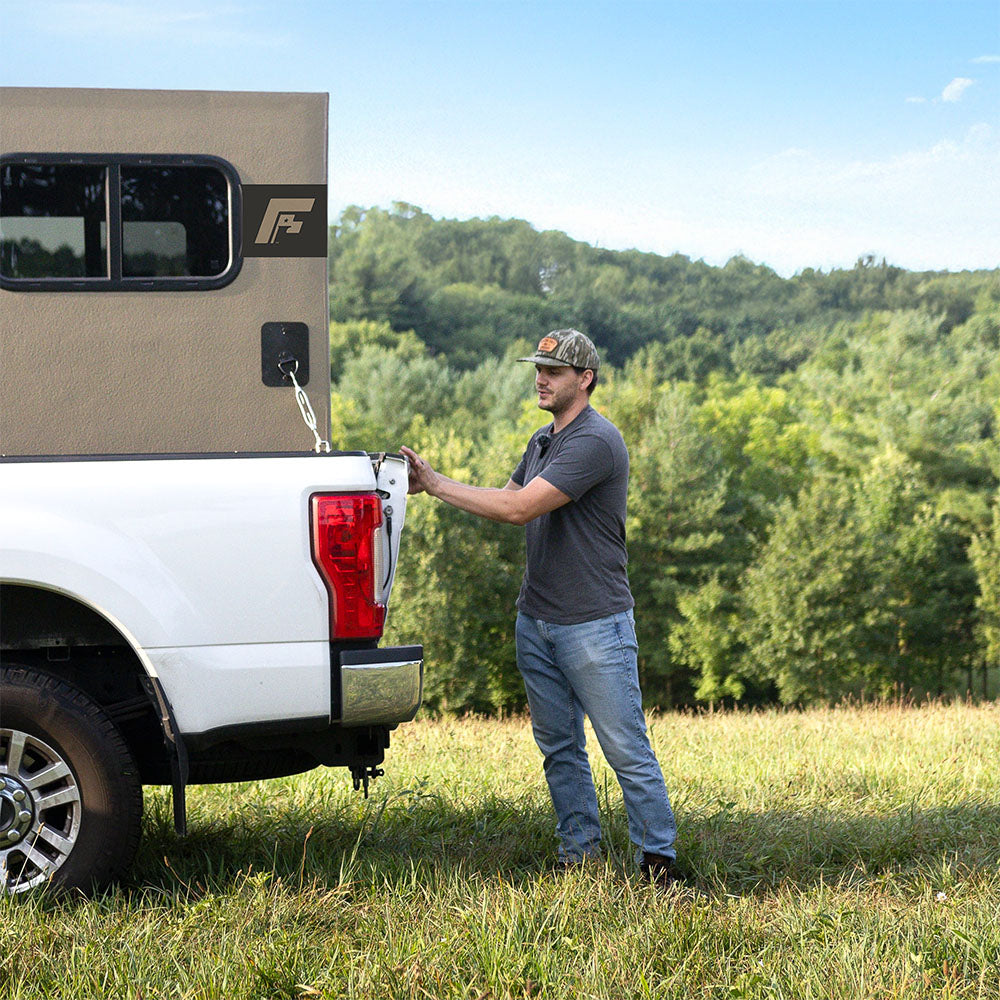 The Freedom Camper has a number of mounting options.
