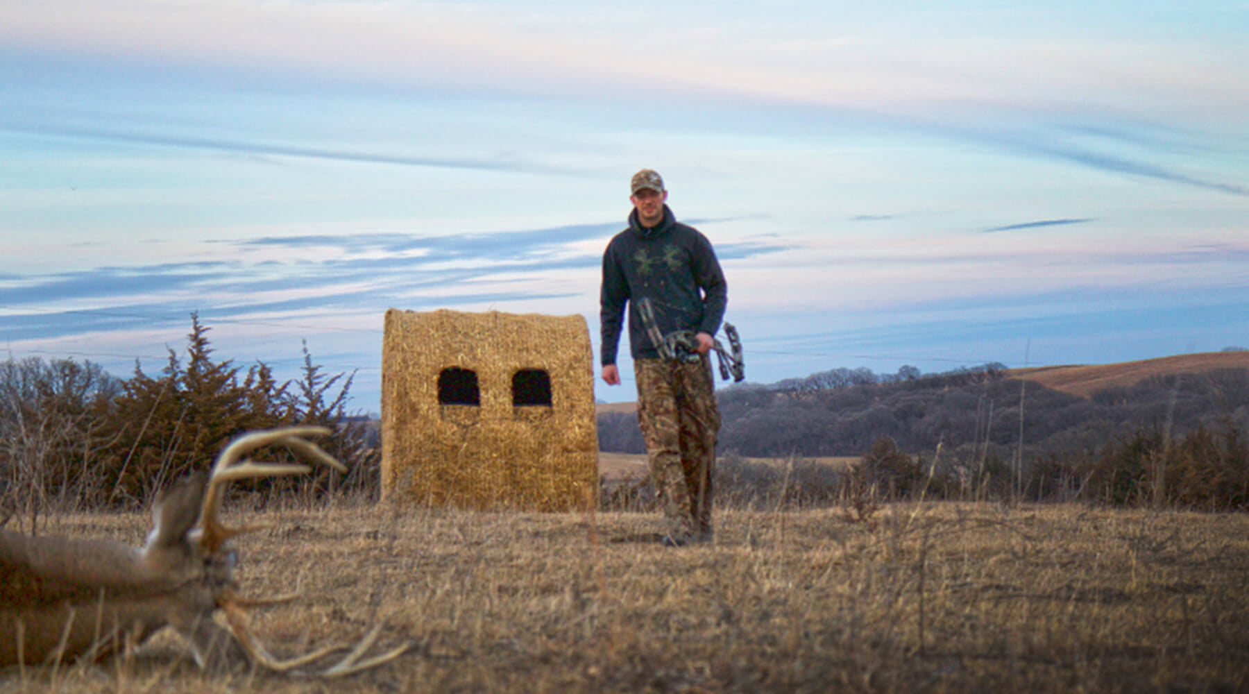 Setting-Up The Perfect Late Season Ground Blind