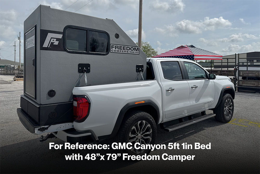 GMC Canyon with 48x79 Freedom Camper