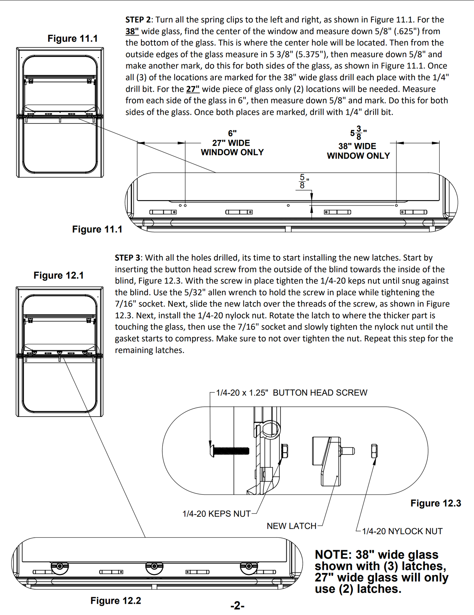 Window Latch Instructions - Page 2
