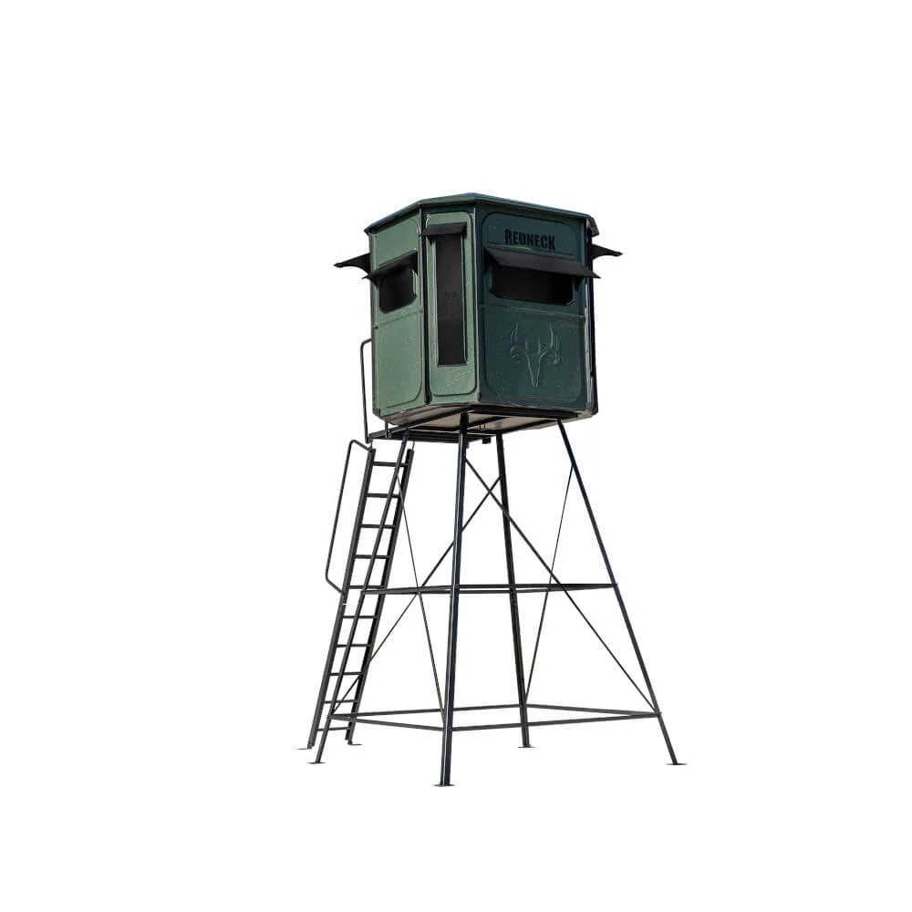 The Predator Platinum 360° 5X6 Box Blind with 10&#39; Stand