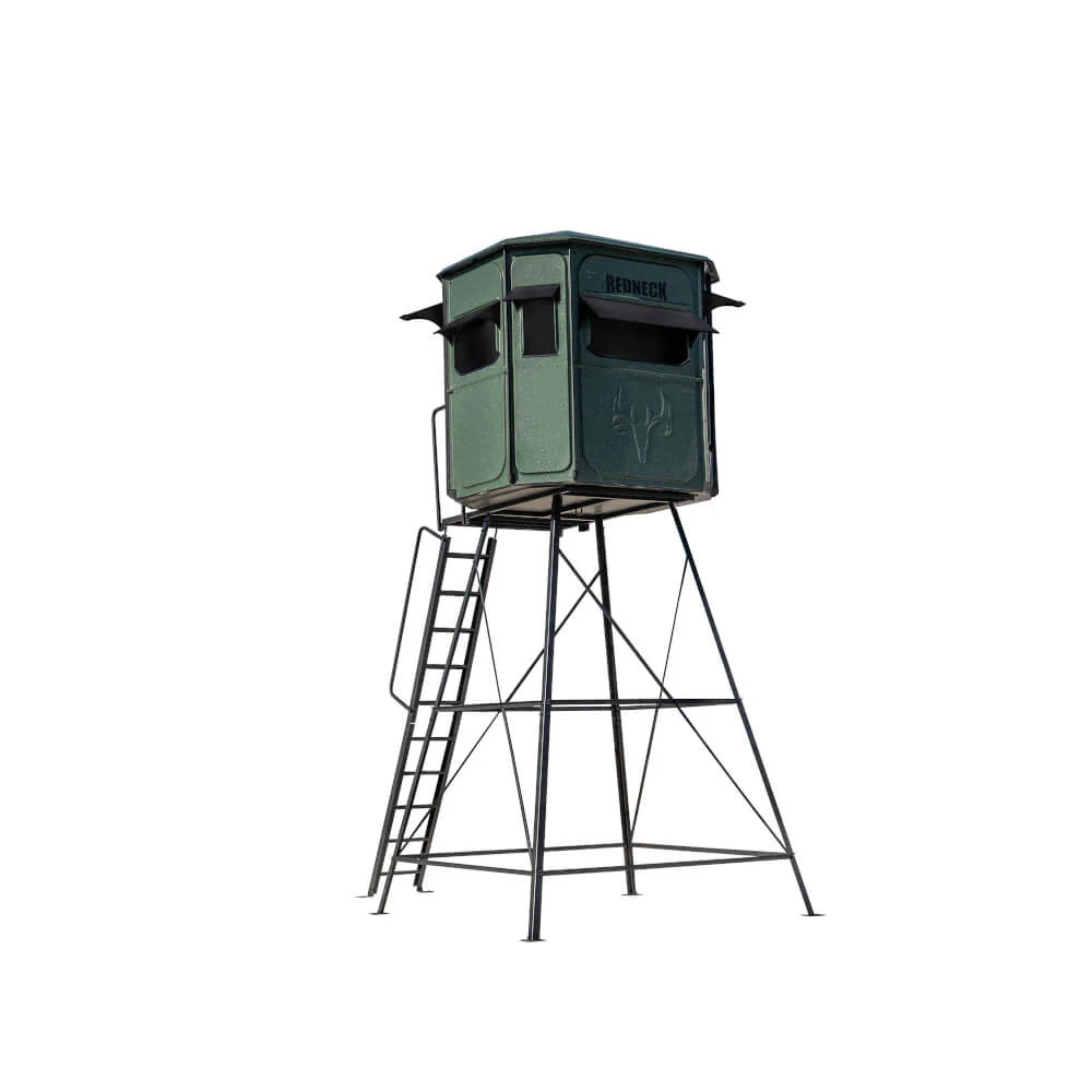 The Stalker Platinum 360° 5X6 Gun Box Blind with 10&#39; Stand