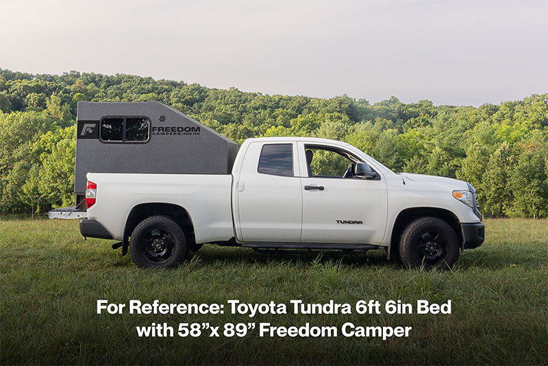 Toyota Tundra with 58x89 Freedom Camper