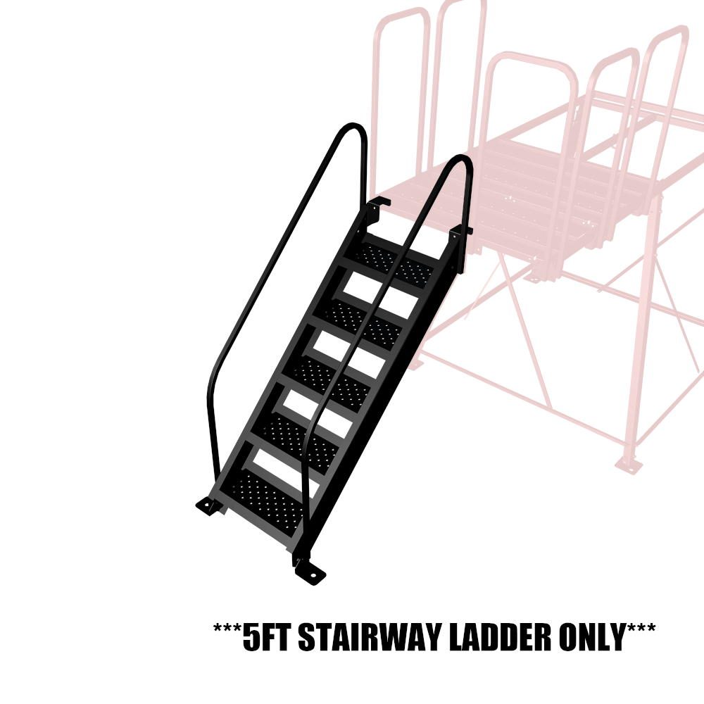 5ft Stairway Ladder for Redneck Blinds Porch Extension