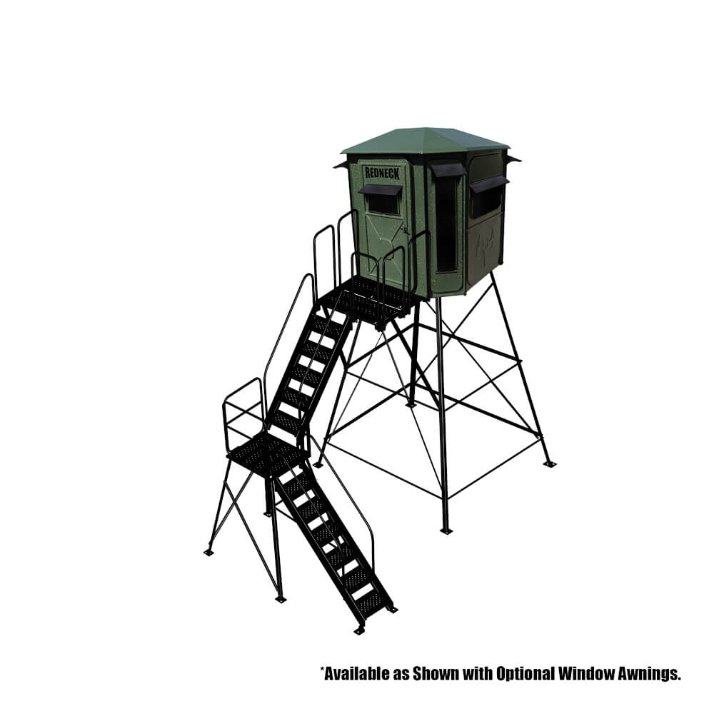 The Buck Palace 6X6 Platinum 360º Box Blind | Redneck Blinds