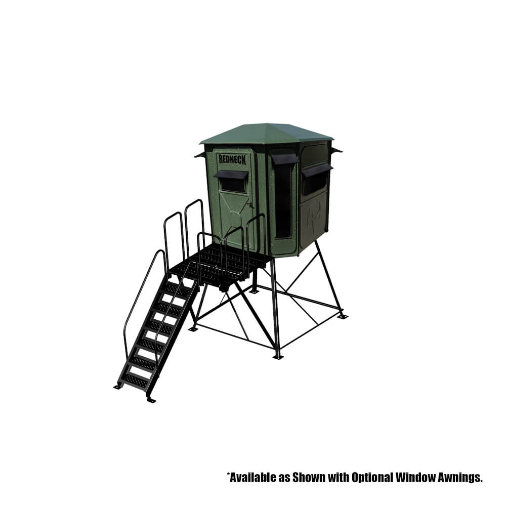 The Buck Palace 6X6 Platinum 360º Box Blind | Redneck Blinds