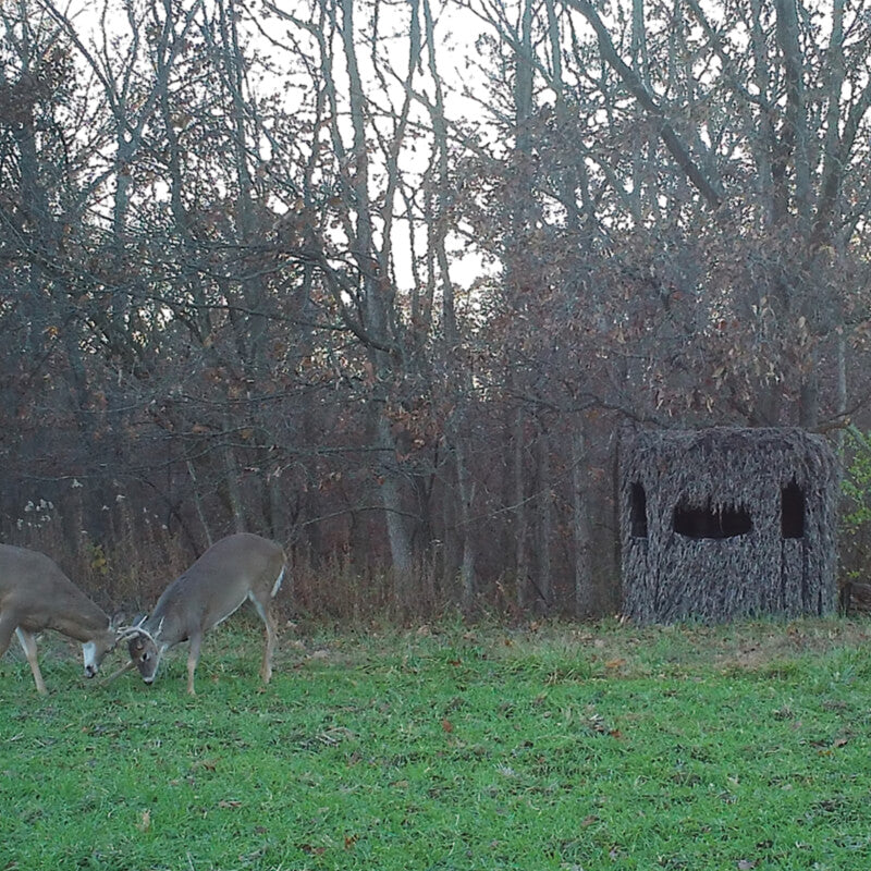 Soft Side 360° Ghillie Deluxe 6X6 Ground Blind