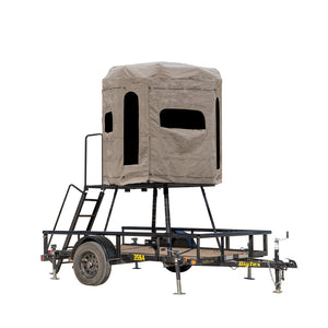 Soft Side 360° Burlap Deluxe 6X6 Ground Blind
