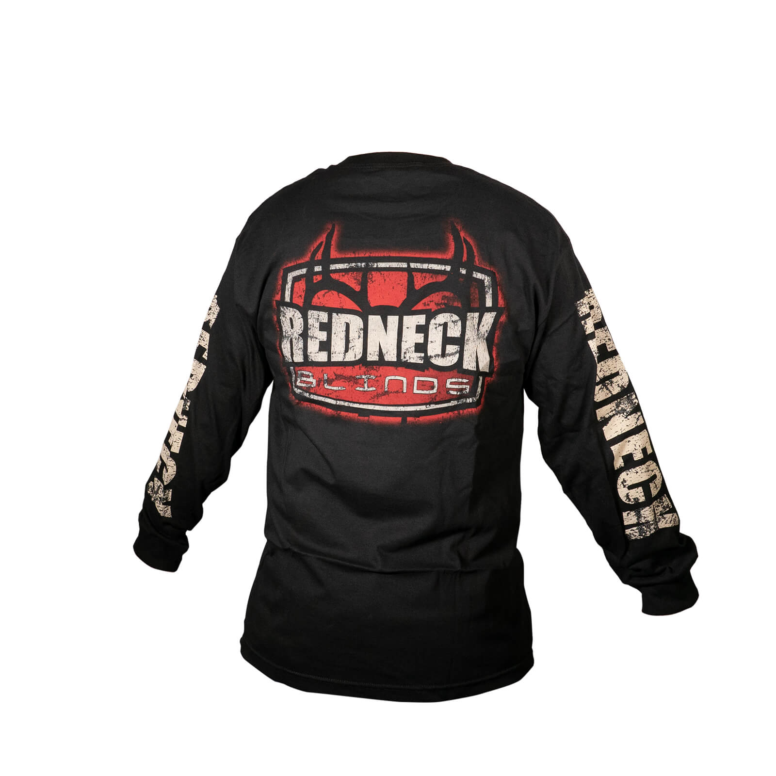 Redneck Distressed Logo Long Sleeve T-Shirt - Back