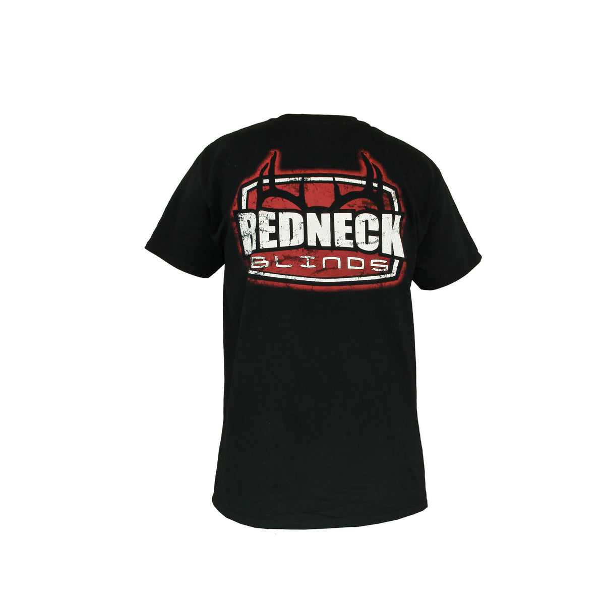 Distressed Logo Black Short Sleeve