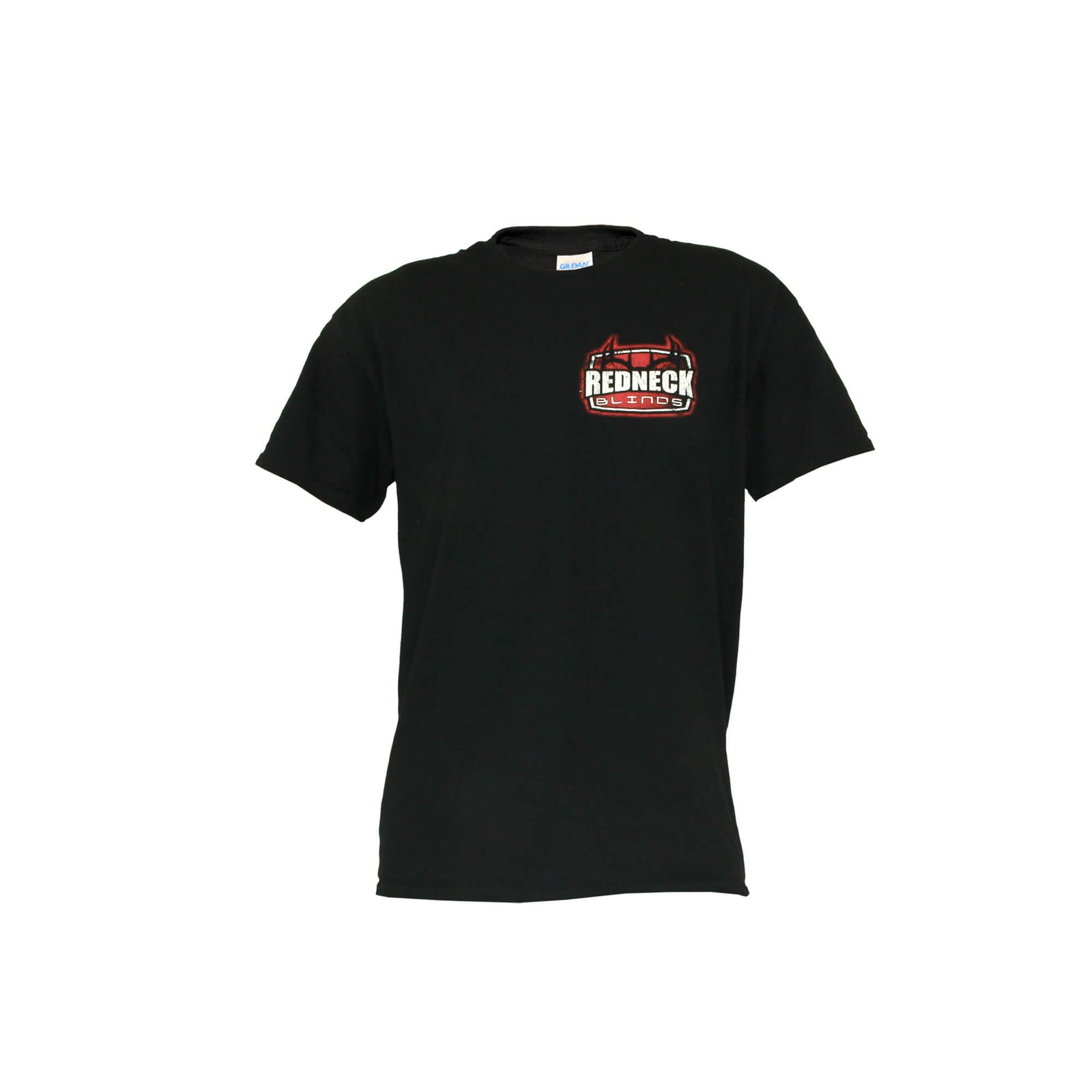 Distressed Logo Black Short Sleeve