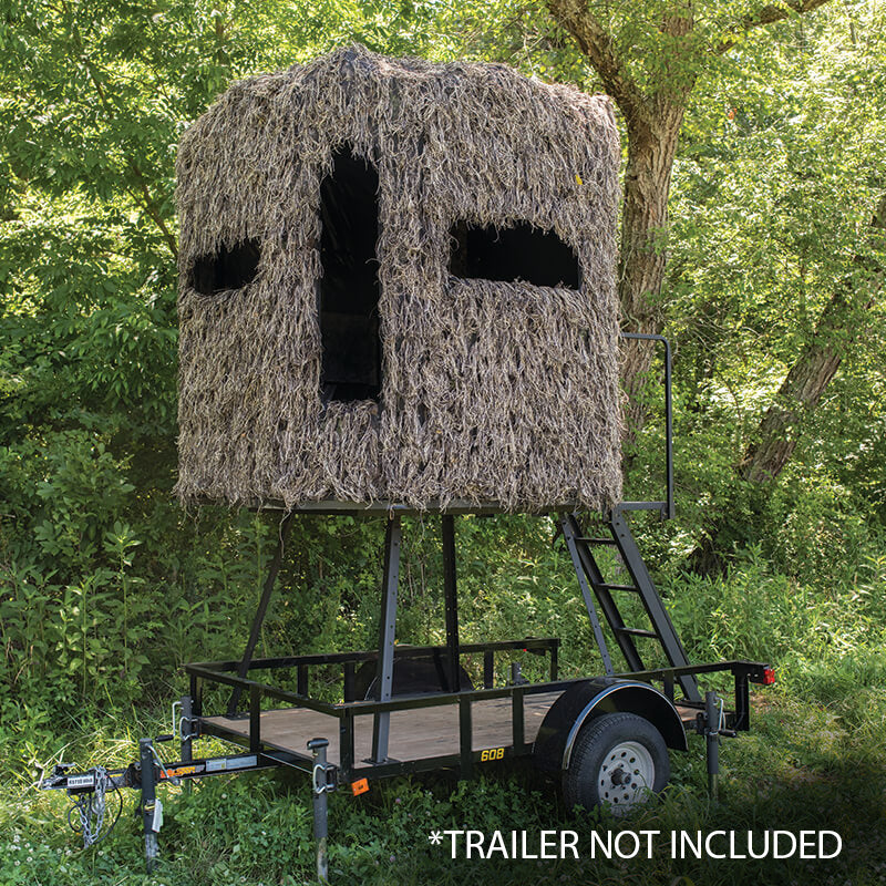 HUNT MONSTER Hunting Blind 2-3 Person With Tri-Leg Hunting Stool, 270