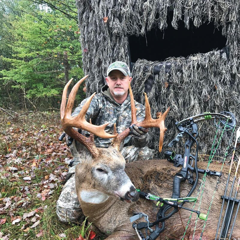 Soft Side 360° Ghillie Deluxe 6X6 Ground Blind