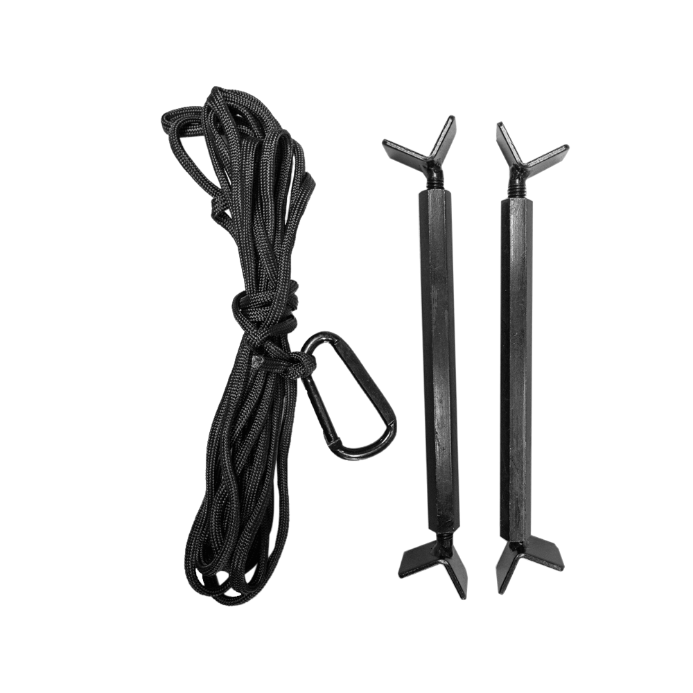 Deluxe Tower Stand Carabiner Rope & Stabilizer Kit