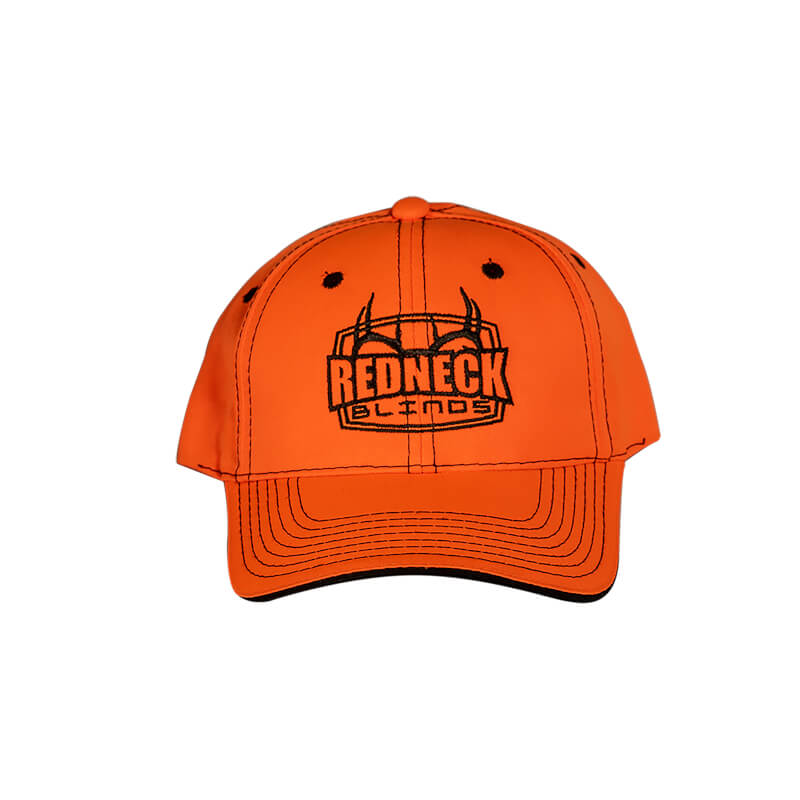 Redneck Blind's Blaze Orange Hat - Front