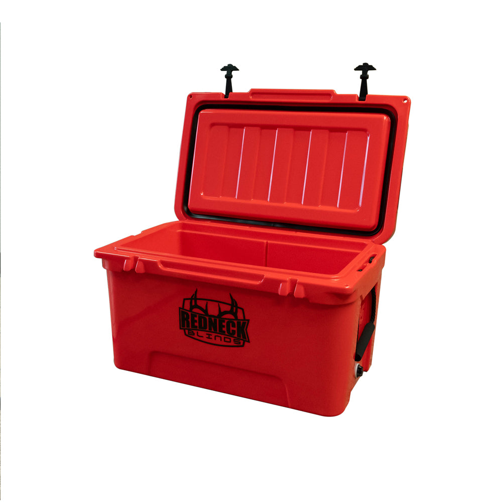 Redneck 65 Qt Cooler - Red w/ Redneck Logo