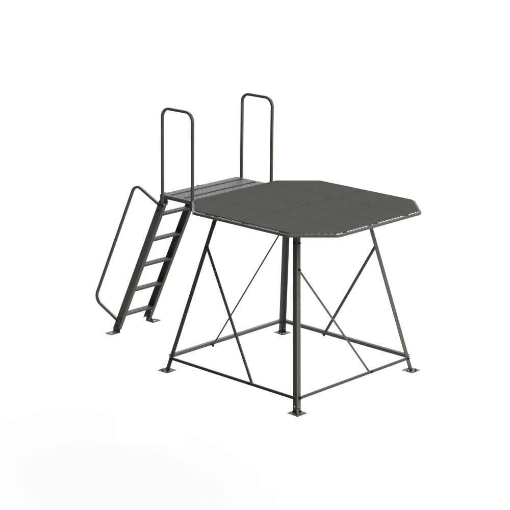 Soft Side Deluxe Stand & Platform - Redneck Blinds