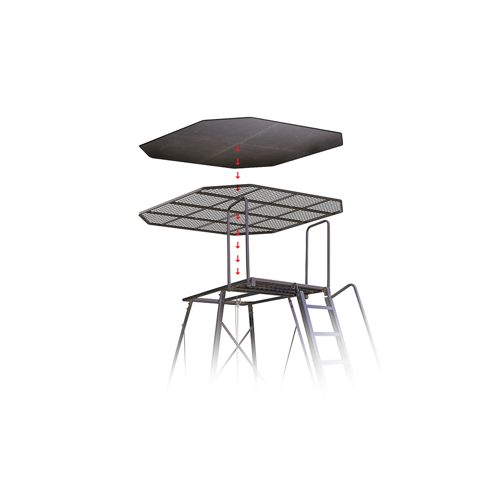 Soft Side Platform Only with Foam Floor shown on stand