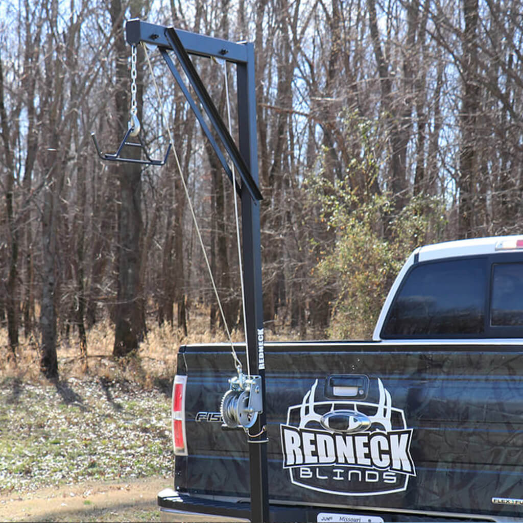 Truck and Trailer Hitch Deer Hoist & Skinner