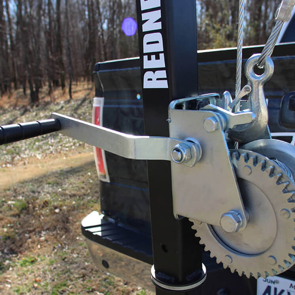 Truck and Trailer Hitch Deer Hoist & Skinner