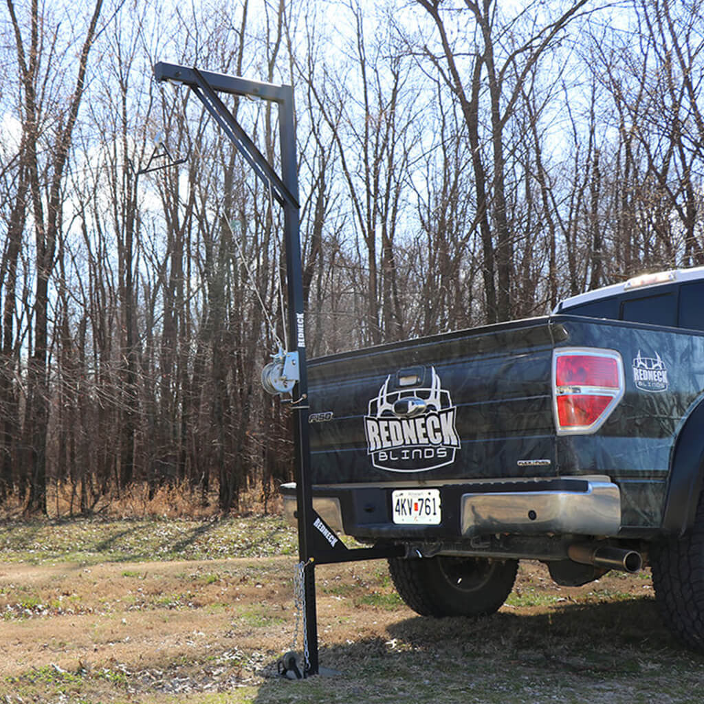 Truck and Trailer Hitch Deer Hoist & Skinner