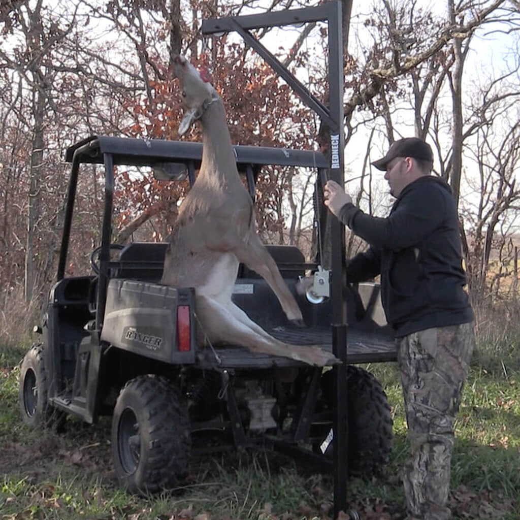 Atv Deer Hoist System Truck Hitch Game Hunting Hoist, 600 Lbs Load