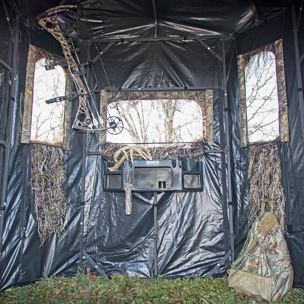 Soft Side 360° Ghillie Deluxe 6X6 Ground Blind