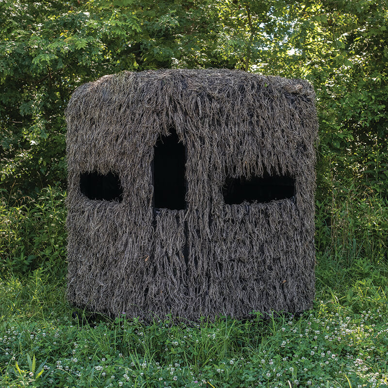 Soft Side 360° Ghillie Deluxe 6X6 Ground Blind