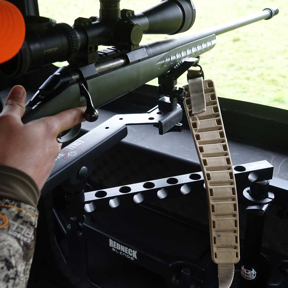 Gun and Crossbow Tripod for Hunting Blinds - The Redneck Final Rest