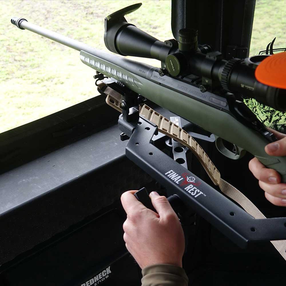 Final Rest Shooting Rest Kit, with Triple Arm, Shooting Rest & Permanent Pillar